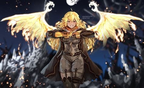 yang xiao long wallpaper|yang xiao long face.